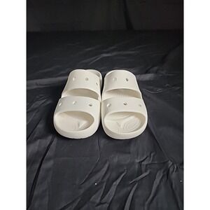Crocs Slip On Clogs White Size 7 Men's Size 9 Womans